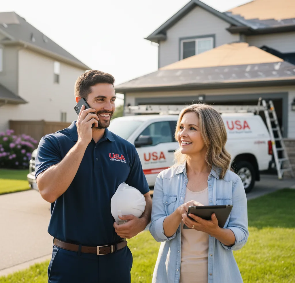 USA Roof Repair Experts customer support in Edenton